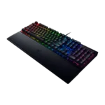 کیبورد باسیم گیمینگ ریزر مدل BlackWidow V3 Green Switch