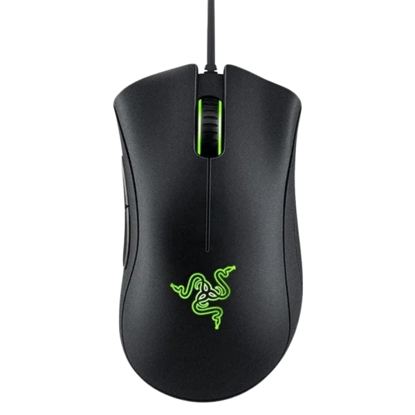 ماوس باسیم گیمینگ ریزر مدل DeathAdder Essential مشکی از بالا