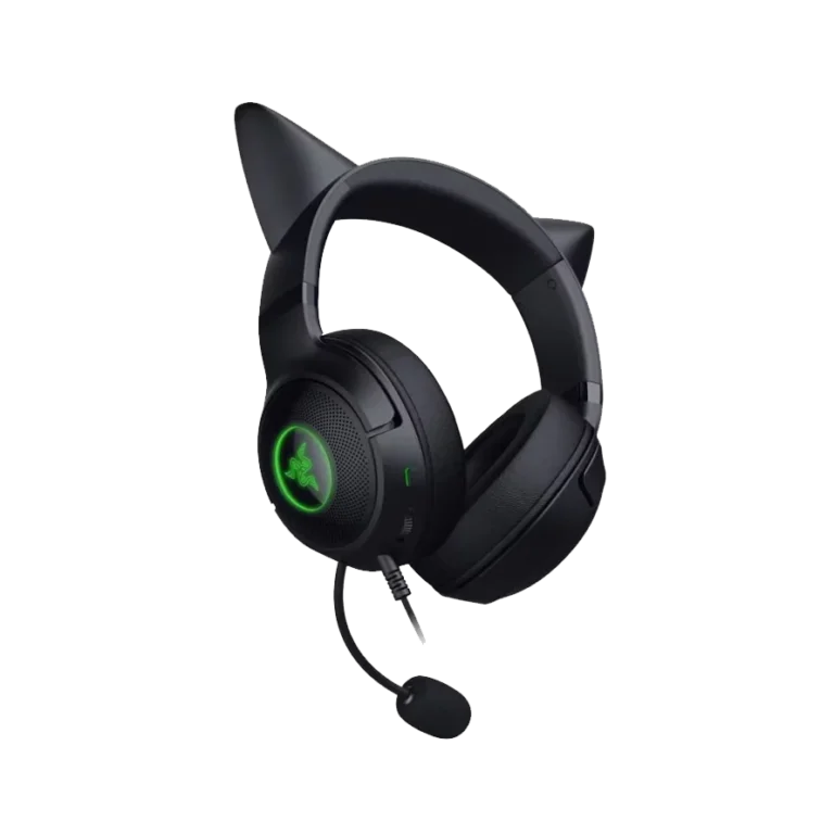 خرید هدست با سیم ریزر مدل Kraken Kitty V2 (مشکی)