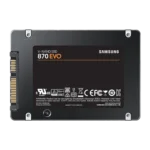 پشت اس‌اس‌دی اینترنال سامسونگ مدل 870 EVO ظرفیت 500 گیگابایت