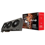 جعبه کارت گرافیک سافایر NITRO+ AMD Radeon RX 9060 XT OC Edition 16GB