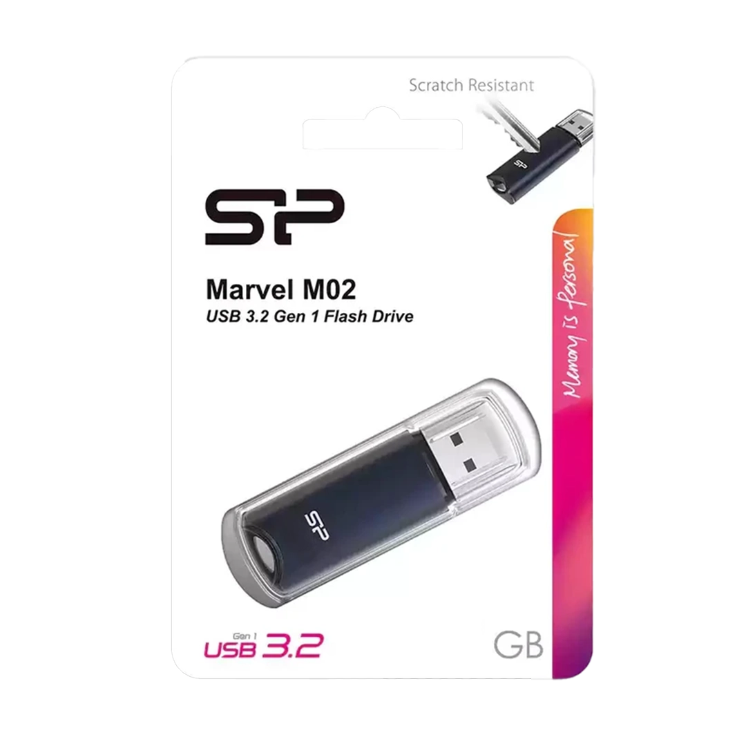 فلش مموری سیلیکون پاور مدل M02 ظرفیت 32 گیگابایت