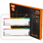 رم دسکتاپ DDR5 دوکاناله 6000 مگاهرتز CL36 وی کالر مدل Manta XSky RGB ظرفیت 32 گیگابایت