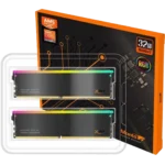 رم دسکتاپ DDR5 دوکاناله 6400 مگاهرتز CL32 وی کالر مدل Manta XSky RGB ظرفیت 32 گیگابایت