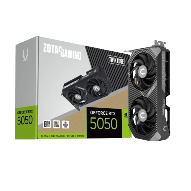 جعبه باز کارت گرافیک زوتک GAMING GeForce RTX 5050 TWIN EDGE 8GB