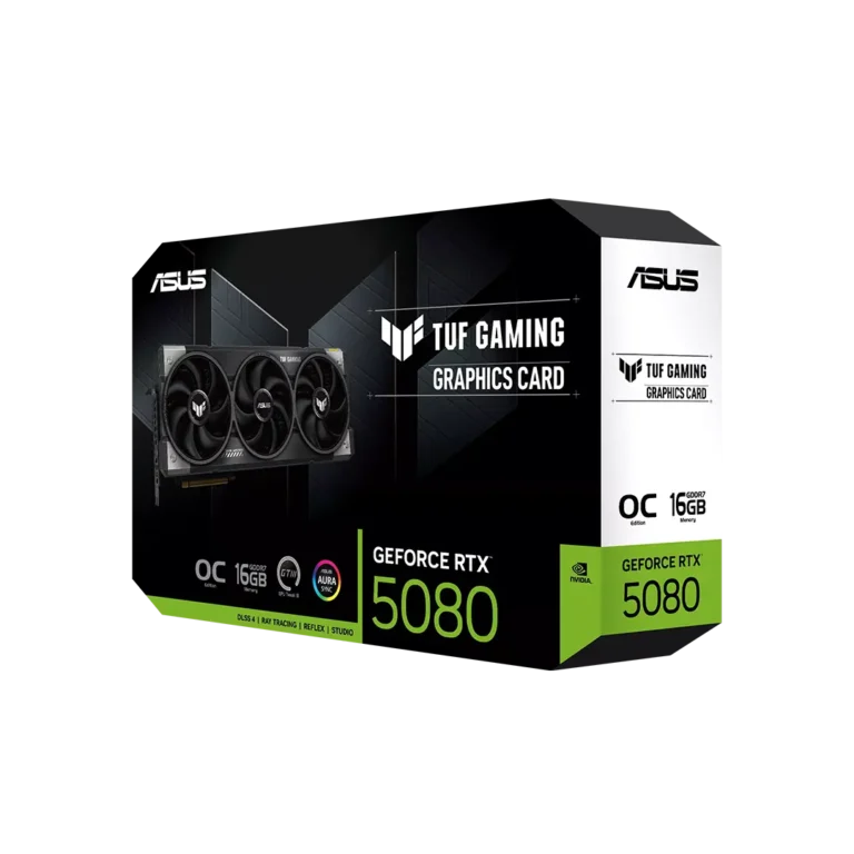 کارت گرافیک ایسوس مدل TUF Gaming GeForce RTX 5080 OC Edition 16GB