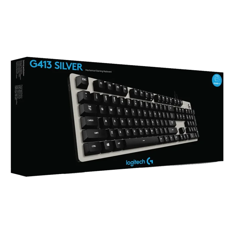 کیبورد گیمینگ لاجیتک مدل G413 Romer-G Tactile