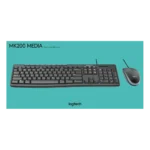 جعبه کیبورد و ماوس باسیم لاجیتک مدل MK200