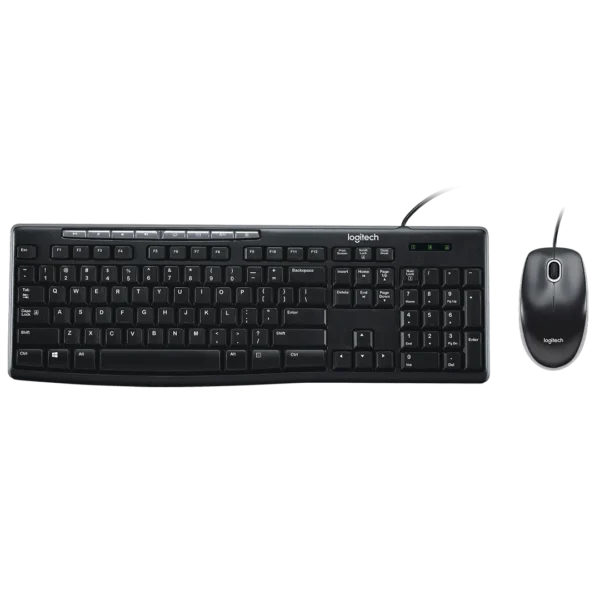 کیبورد و ماوس باسیم لاجیتک مدل MK200