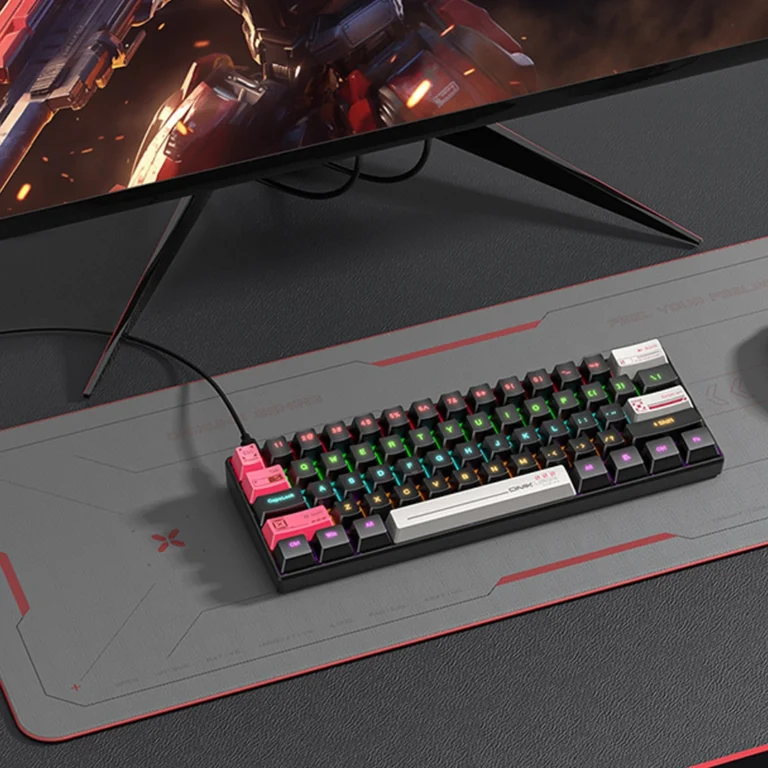 فروش کیبورد باسیم گیمینگ مکانیکال اونیکوما مدل G55 RGB