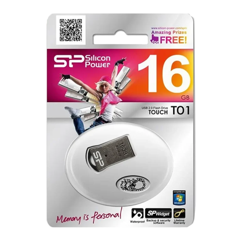 فلش مموری سیلیکون پاور مدل Touch T01 ظرفیت 16 گیگابایت