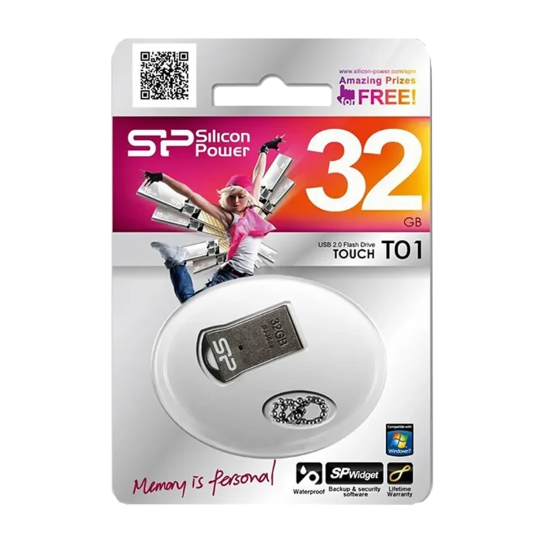فلش مموری سیلیکون پاور مدل Touch T01 ظرفیت 32 گیگابایت