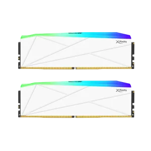 رم دسکتاپ DDR5 دوکاناله 6000 مگاهرتز CL30 وی کالر مدل Manta XFinity RGB ظرفیت 32 گیگابایت
