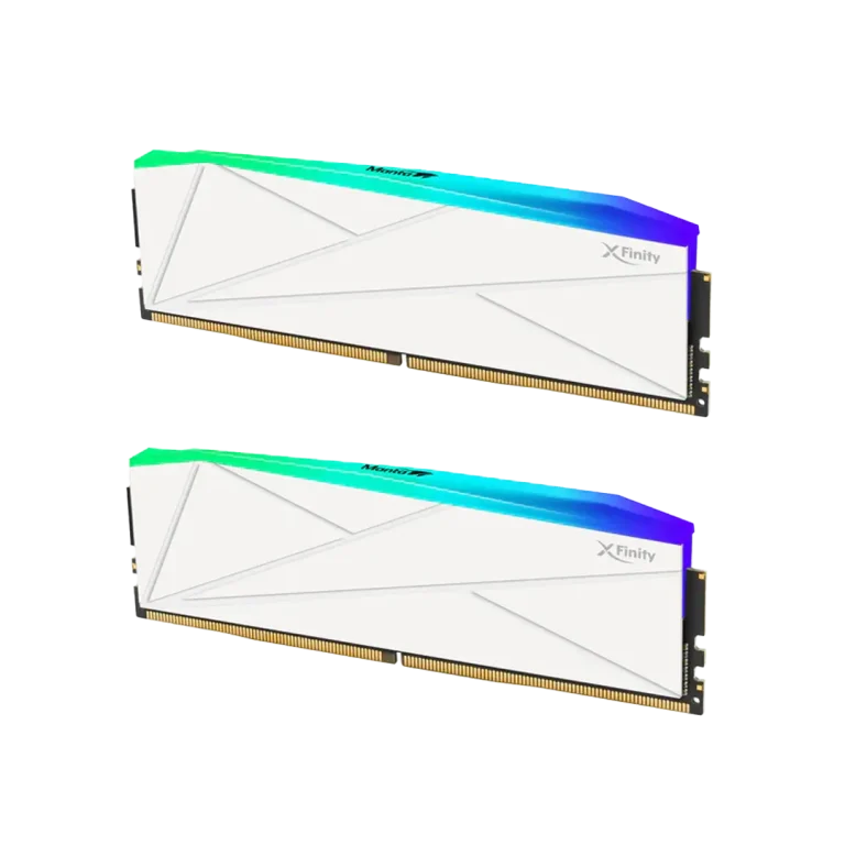 رم دسکتاپ DDR5 دوکاناله 6000 مگاهرتز CL30 وی کالر مدل Manta XFinity RGB ظرفیت 32 گیگابایت