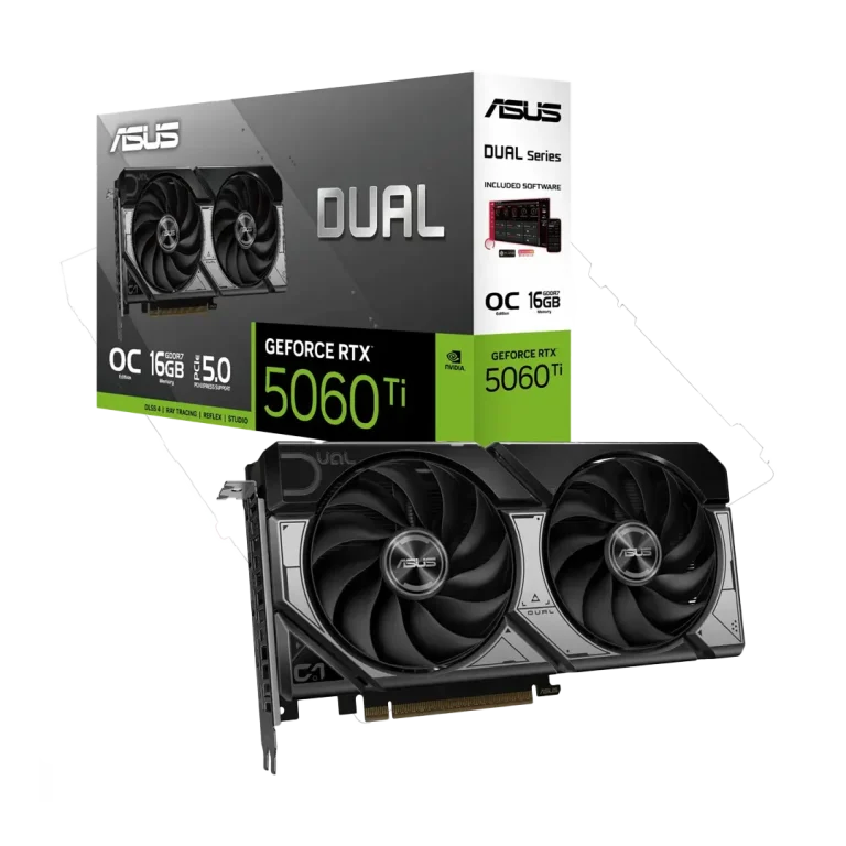 کارت گرافیک ایسوس مدل Dual GeForce RTX 5060 TI OC Edition 16GB GDDR7