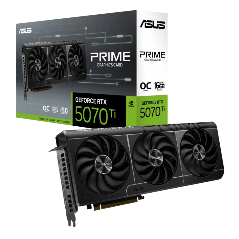 کارت گرافیک ایسوس مدل Prime RTX 5070 Ti OC Edition 16GB