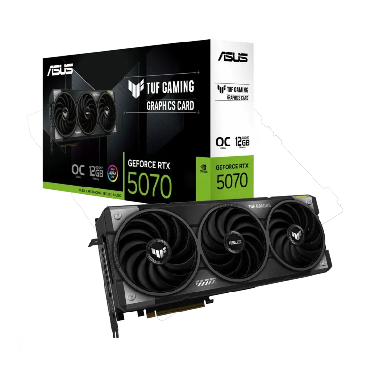 کارت گرافیک ایسوس مدل TUF Gaming GeForce RTX 5070 12GB OC Edition GDDR7