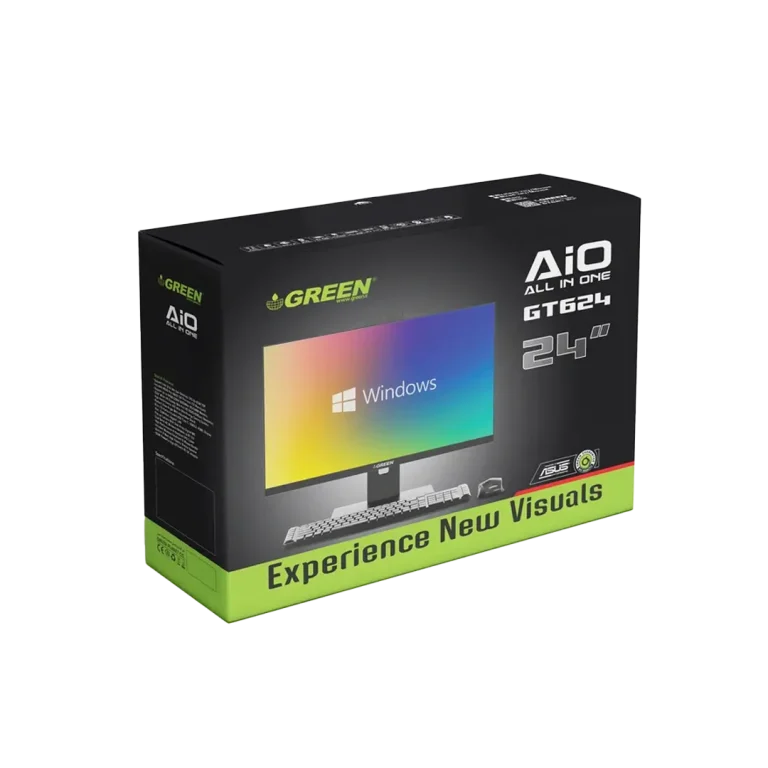 کامپیوتر همه کاره 23.8 اینچی گرین مدل GT624 i5-12400/16GBDDR5/512GBSSD/Intel UHD Graphics 730