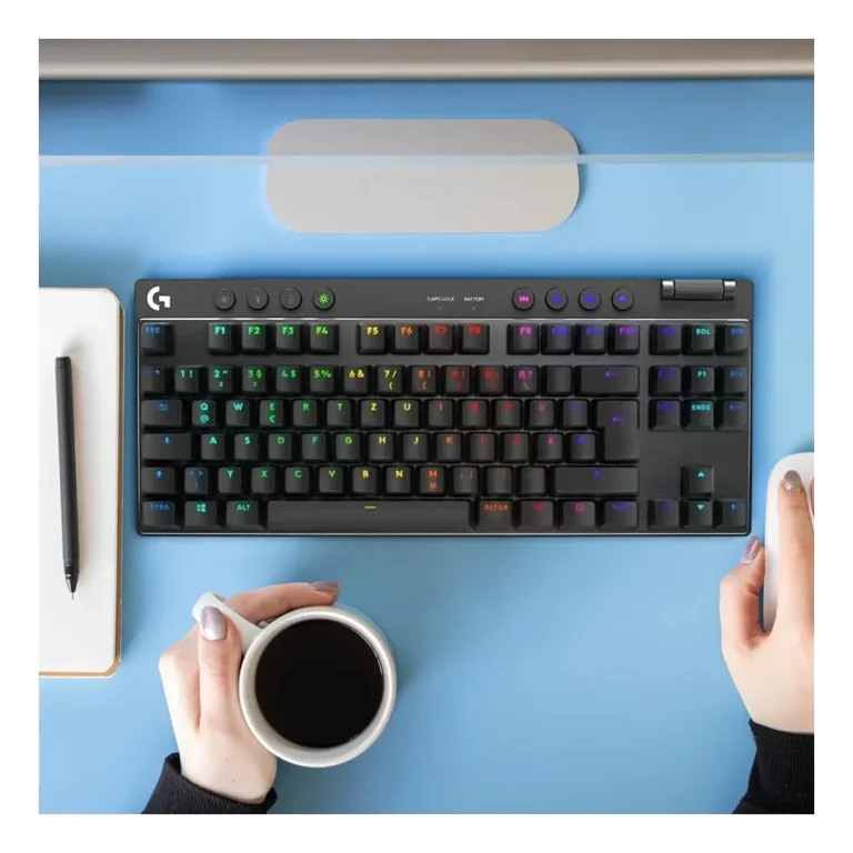 کیبورد بی سیم گیمینگ لاجیتک مدل G-PRO X TKL LIGHTSPEED