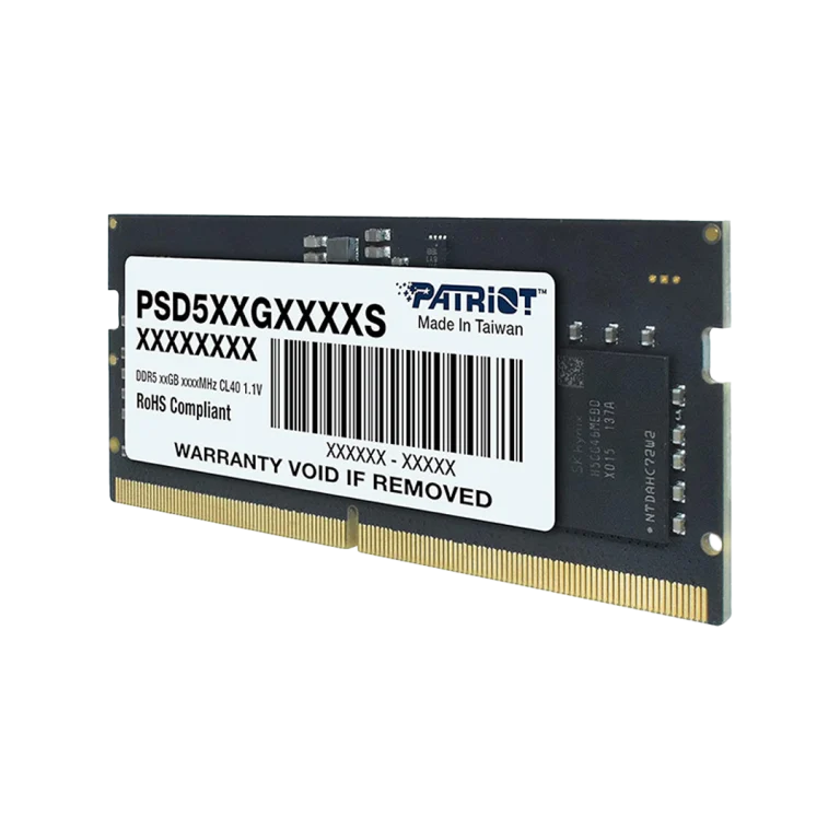 رم لپ تاپ DDR5 تک کاناله 5600 مگاهرتز CL46 پاتریوت مدل Signature Line ظرفیت 16 گیگابایت