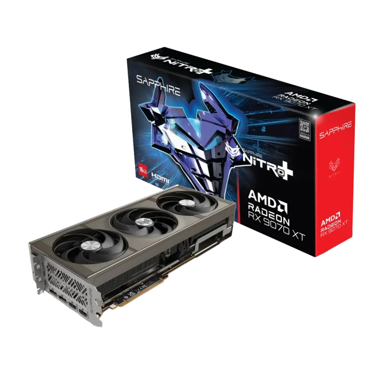 کارت گرافیک سافایر مدل NITRO+ AMD Radeon RX 9070 XT GAMING OC 16GB