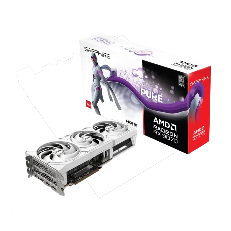 کارت گرافیک سافایر مدل PURE AMD Radeon RX 9070 GAMING OC Edition 16GB