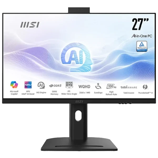 کامپیوتر همه کاره 27 اینچی ام اس آی مدل AM273QP AI Core Ultra 5-125H/16GBDDR5/1TBSSD/Intel Arc graphics