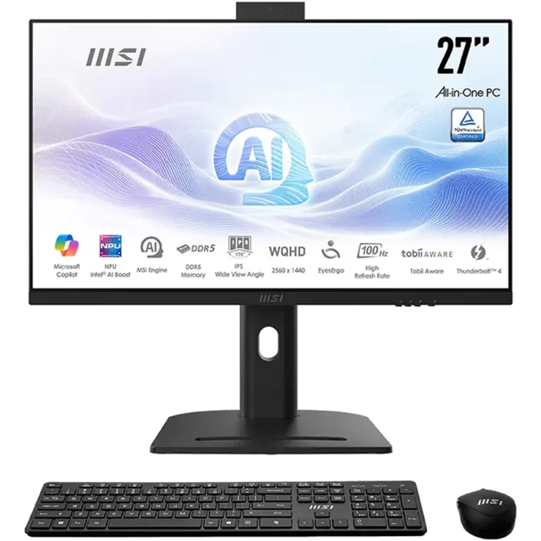 کامپیوتر همه کاره 27 اینچی ام اس آی مدل AM273QP AI Core Ultra 5-125H/16GBDDR5/1TBSSD/Intel Arc graphics