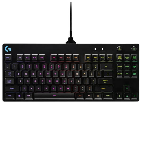 کیبورد گیمینگ لاجیتک مدل G-PRO Clicky Blue Switch