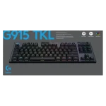 کیبورد بی‌سیم گیمینگ لاجیتک مدل G915 TKL Clicky Blue Switch