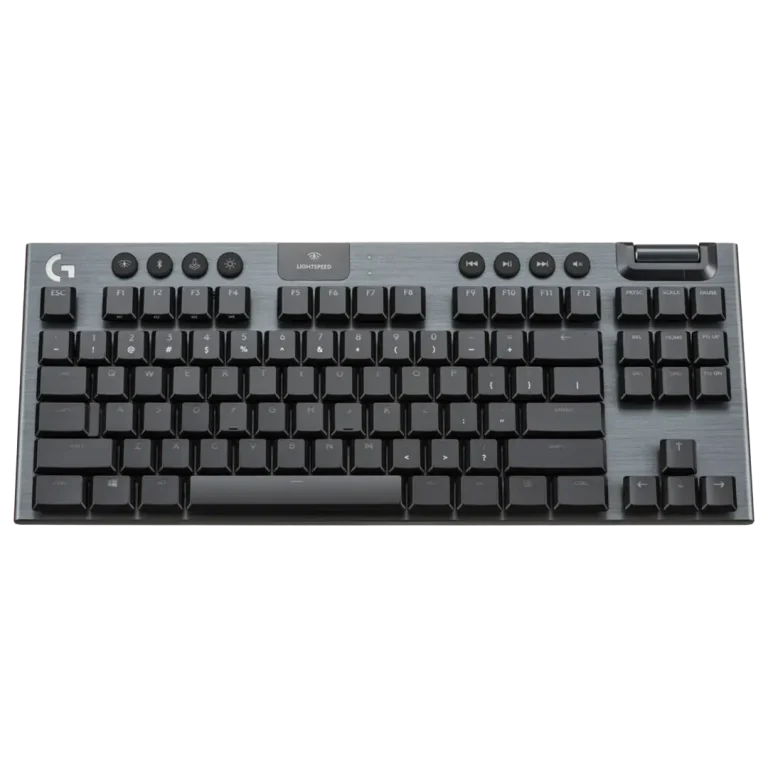 کیبورد بی‌سیم گیمینگ لاجیتک مدل G915 TKL Clicky Blue Switch
