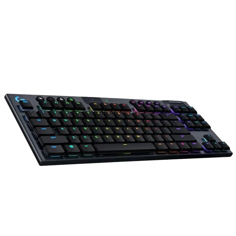 کیبورد بی‌سیم گیمینگ لاجیتک مدل G915 TKL Clicky Blue Switch