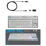 کیبورد بی‌سیم گیمینگ لاجیتک مدل G915 TKL Clicky Blue Switch