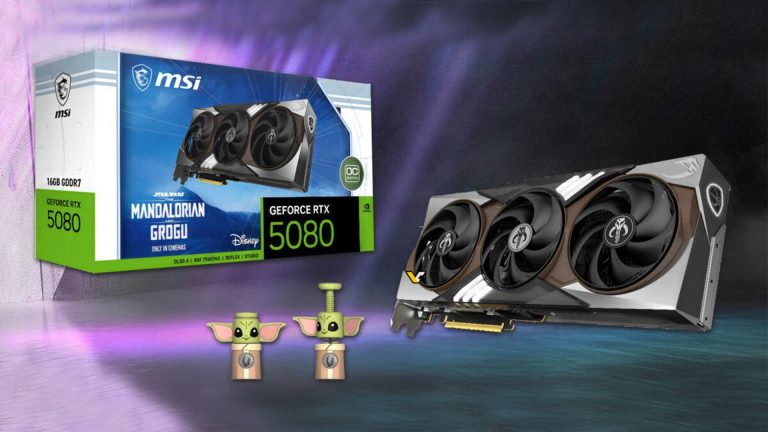 وقتی RTX 5080 زره مندالوریَن را می‌پوشد؛ MSI کارت گرافیک ویژه Star Wars را معرفی کرد