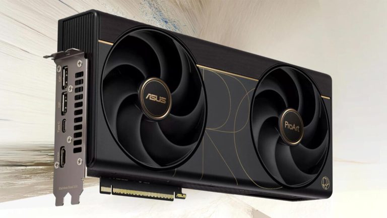 RTX 5090 با امضای هنری ایسوس عضو خانواده حرفه‌ای ProArt شد