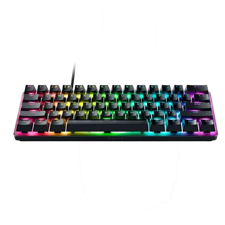 کیبورد گیمینگ ریزر مدل Huntsman Mini Purple Switch