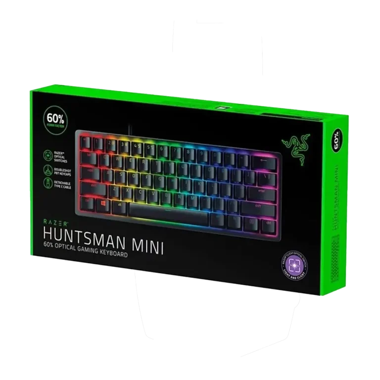 کیبورد گیمینگ ریزر مدل Huntsman Mini Purple Switch
