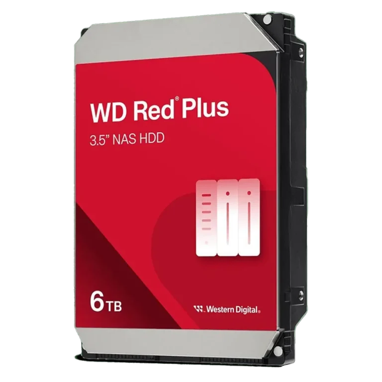 هارد اینترنال وسترن دیجیتال مدل RED PLUS ظرفیت 6 ترابایت