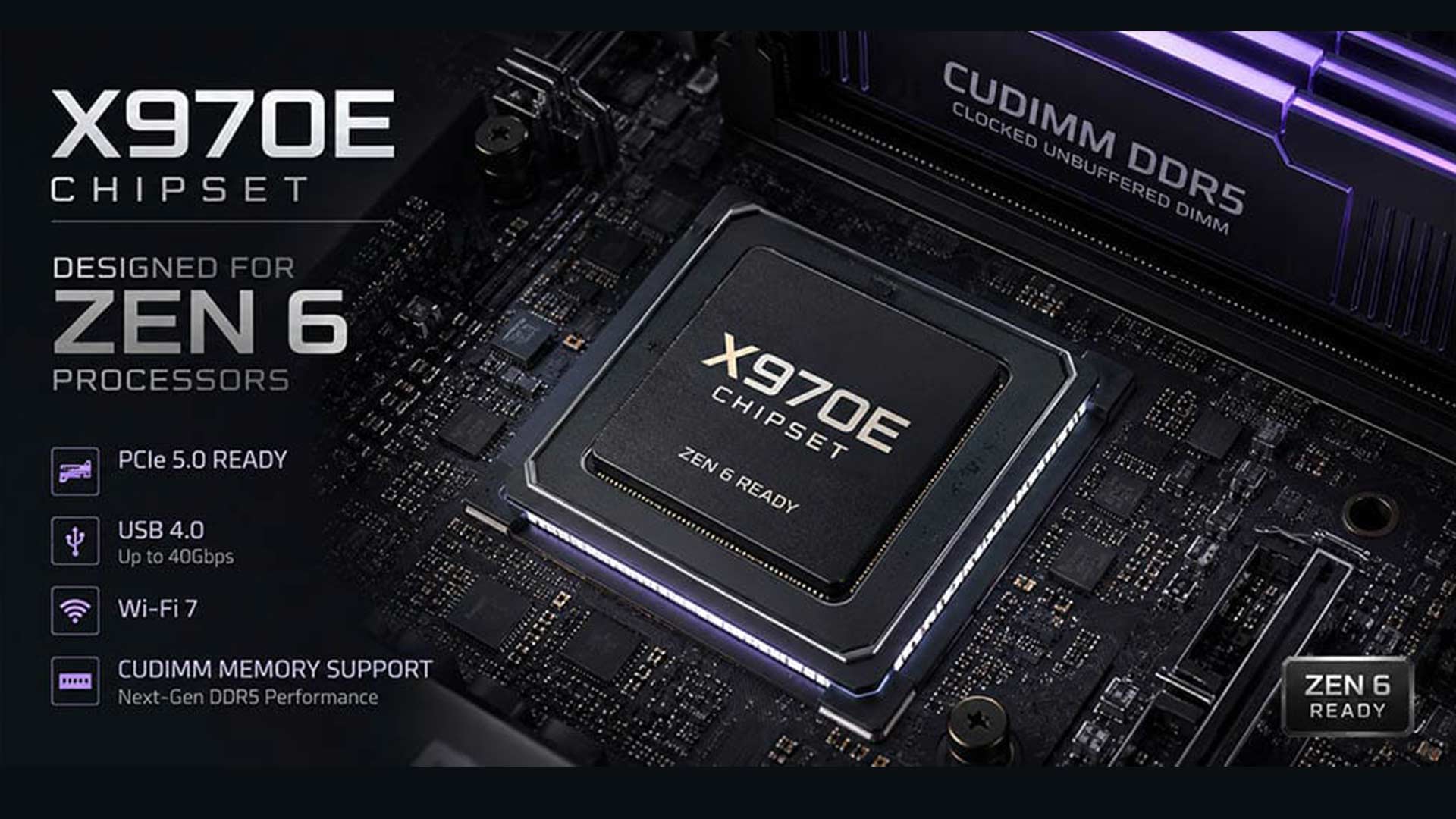 وقتی نوآوری از دل تکرار متولد می‌شود، X970E با پشتیبانی از CUDIMM آینده DDR5 را شکل می‌دهد
