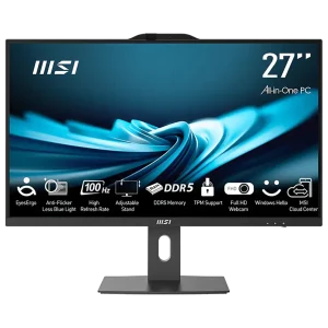 کامپیوتر همه کاره 27 اینچی ام اس آی مدل Pro AP272P 14M Core i3-14100/16GBDDR5/500GBSSD/Intel UHD Graphics 730