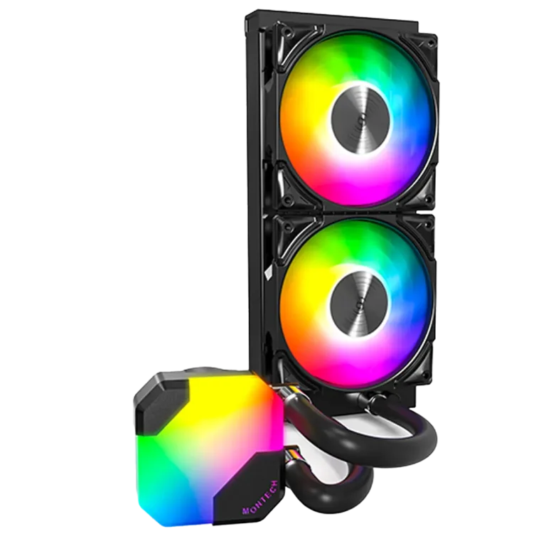 خنک‌کننده مایع پردازنده مونتک مدل HyperFlow ARGB 240 AIO