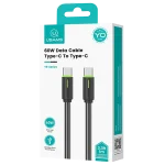 کابل شارژ USB-C به USB-C یوسمز مدل SJ734 طول 1 متر
