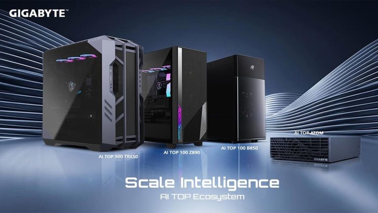 گیگابایت با AI TOP میز کار را به مرکز پردازش هوش مصنوعی تبدیل می‌کند