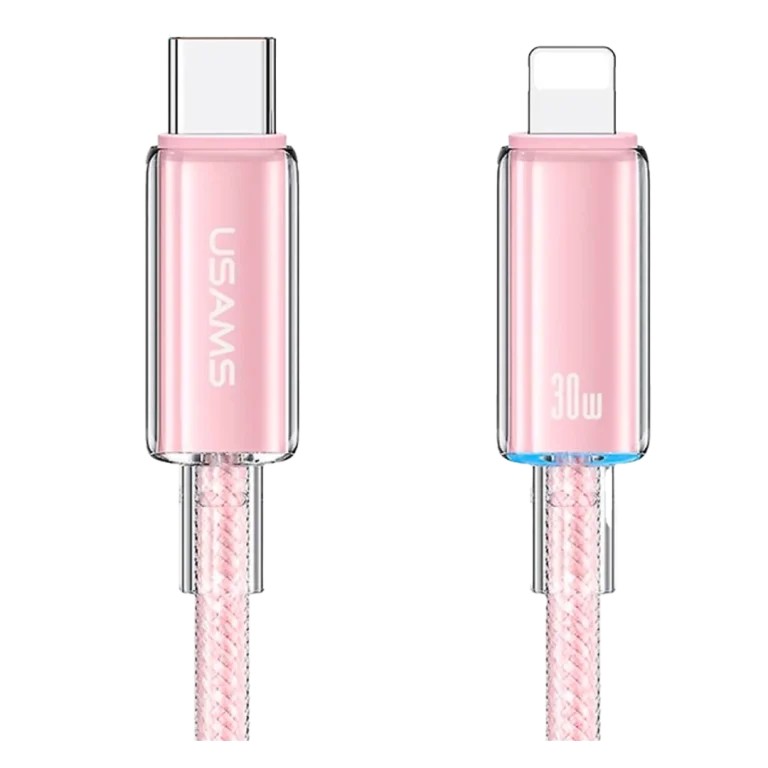 کابل شارژ USB-C به Lightning یوسمز مدل SJ659 طول 1.2 متر