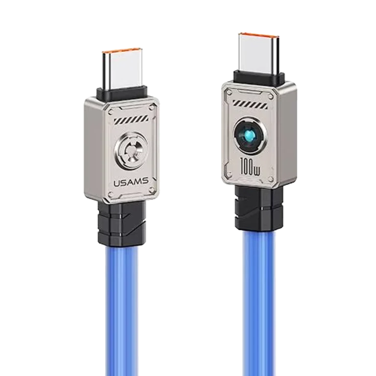 کابل شارژ USB-C به USB-C یوسمز مدل SJ684 طول 1.2 متر