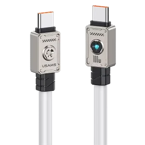 کابل شارژ USB-C به USB-C یوسمز مدل SJ684 طول 1.2 متر