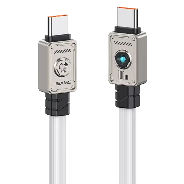 کابل شارژ USB-C به USB-C یوسمز مدل SJ684 طول 1.2 متر
