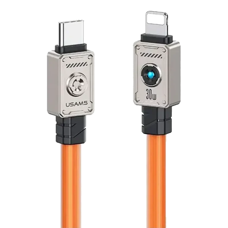 کابل شارژ USB-C به Lightning یوسمز مدل SJ685 طول 1.2 متر