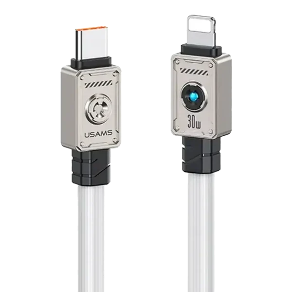 کابل شارژ USB-C به Lightning یوسمز مدل SJ685 طول 1.2 متر