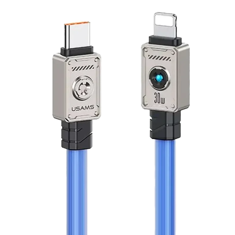کابل شارژ USB-C به Lightning یوسمز مدل SJ685 طول 1.2 متر